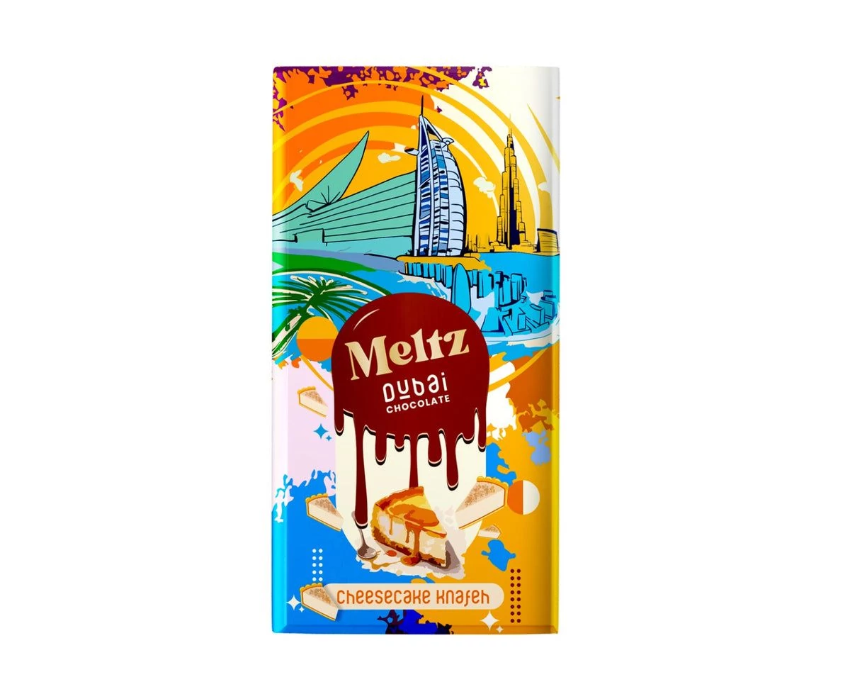 Meltz Cheesecake Dubai csokoládé sajttorta ízesítéssel 192g 