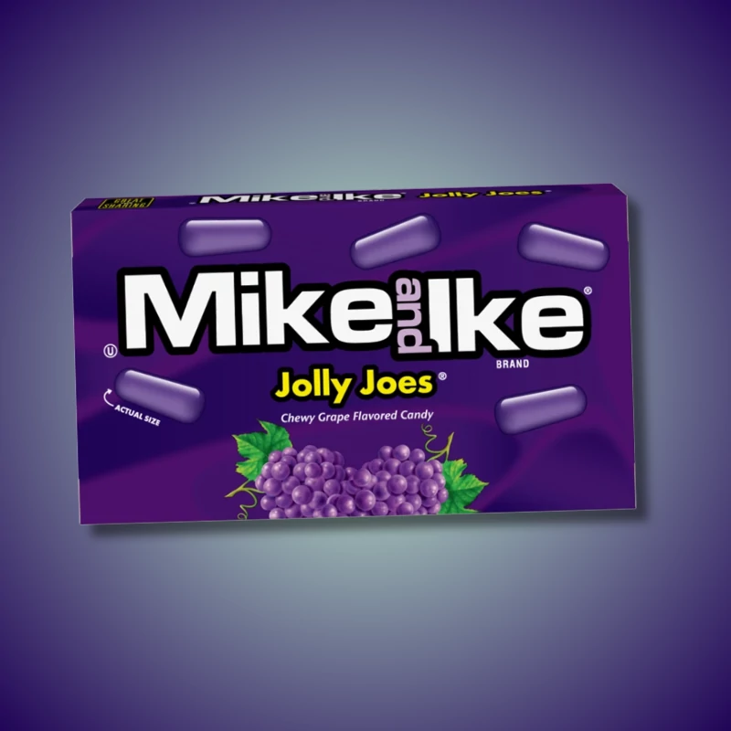 Mike and Ike Jolly Joes szőlő ízű cukorkák 120g