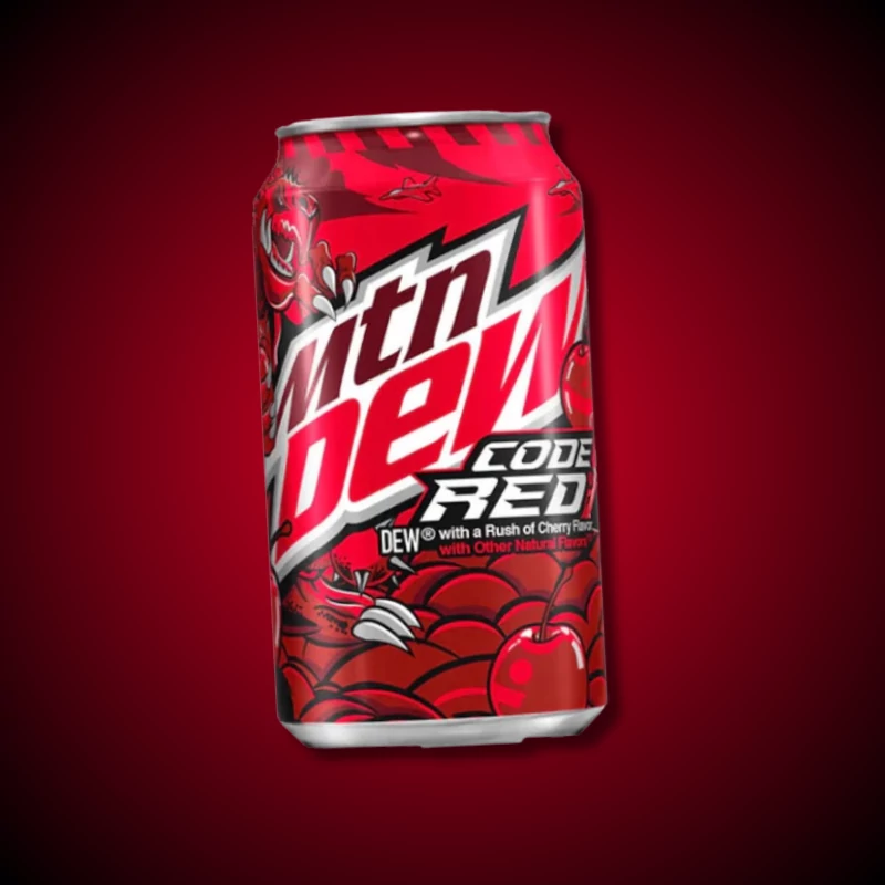 Mountain Dew Code Red cseresznye ízű amerikai szénsavas üdítő 355ml
