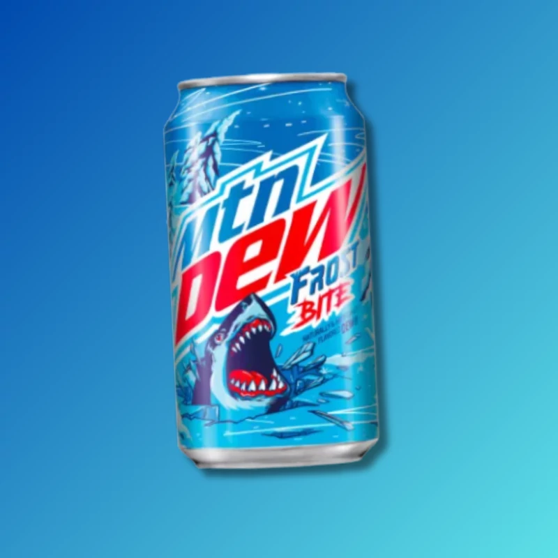 Mountain Dew Frost Bite  gyümölcs ízű szénsavas amerikai üdítő 355ml