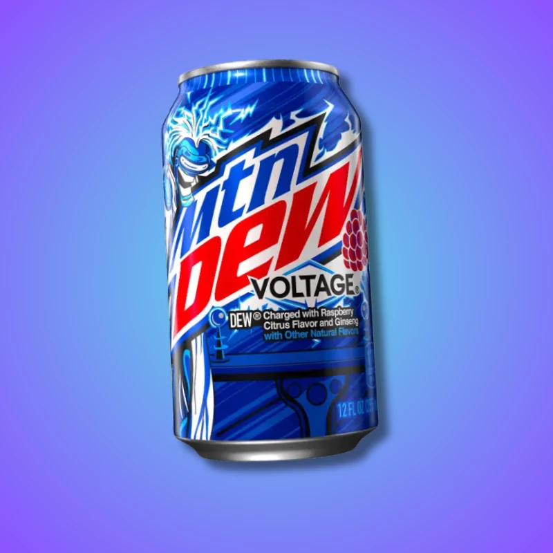 Mountain Dew Voltage málna-citrus ízű amerikai üdítő 355ml