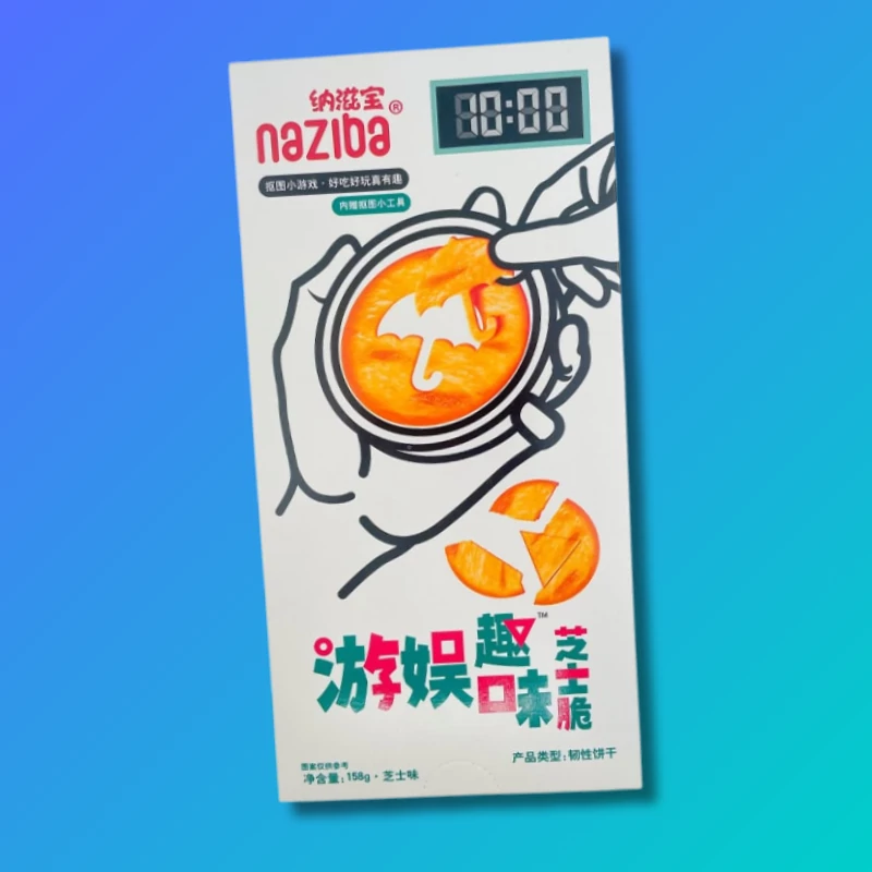 Naziba Squid Game sajtos ropogós dalgona keksz 158g