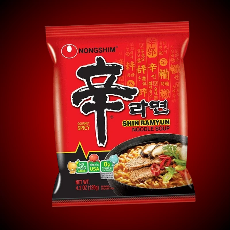 Pyongyang Instant Ramyun Nongshim Shin Ramyun instant tészta 120g - MegaBest