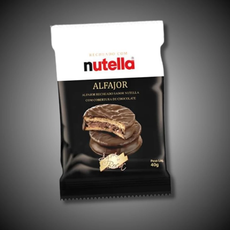 Nutella Alfajor Nutella krémmel töltött csokoládés sütemény 40g