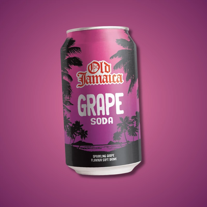 Old Jamaica Grape soda szőlő ízű szénsavas ital 330ml