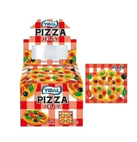 Pizza szelet gyümölcsös gumicukor 66g