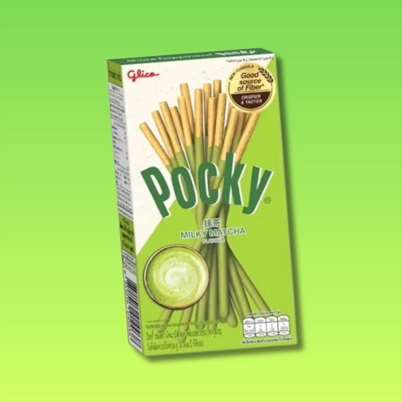 Glico Pocky Thai Matcha zöld tea bevonatú ropi 35g