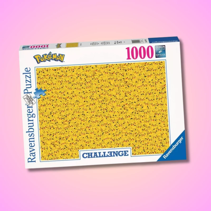 Pokemon Pikachu challange puzzle 1000 db 