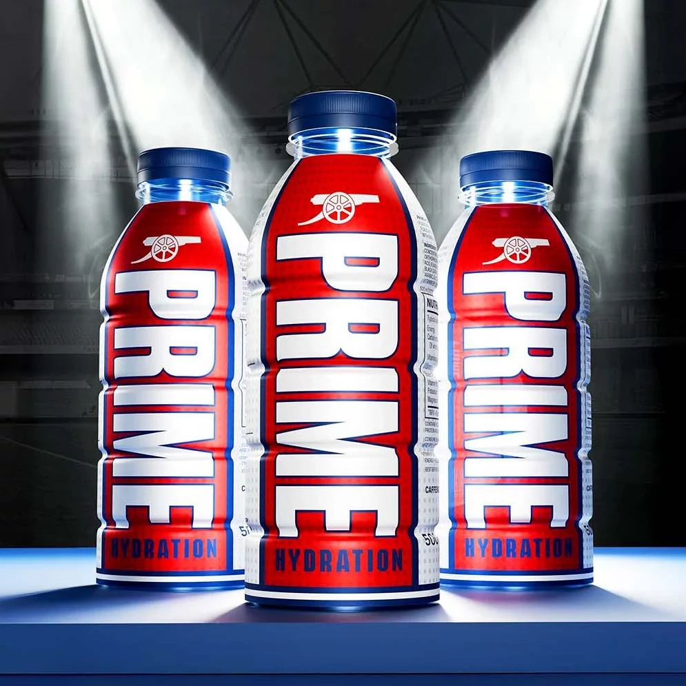 Prime Hydration Arsenal eper és banán ízű sportital 500ml