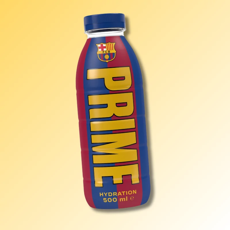 Prime Hydration Barcelona limitált kiadás EU sportital 500 ml