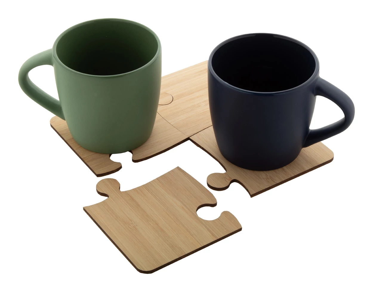Puzzle poháralátét szett - 4 db