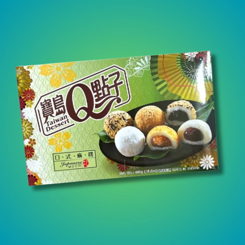 Q Mochi válogatás több ízben díszdobozban 450g