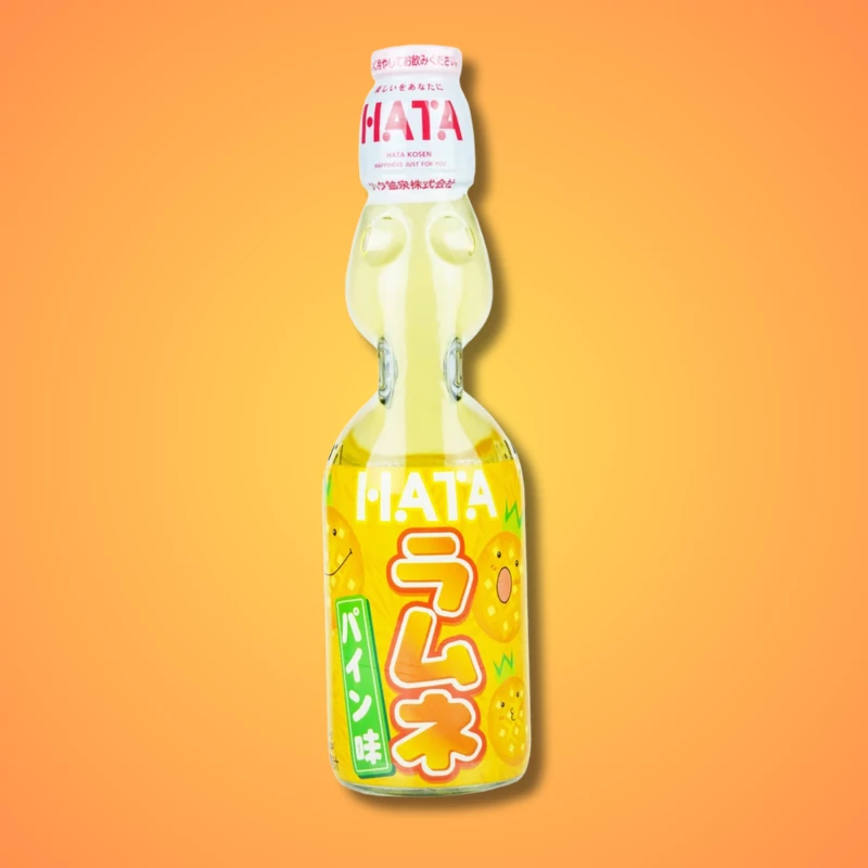 Hatakosen Ramune Ananász ízű szénsavas japán üdítő 200ml