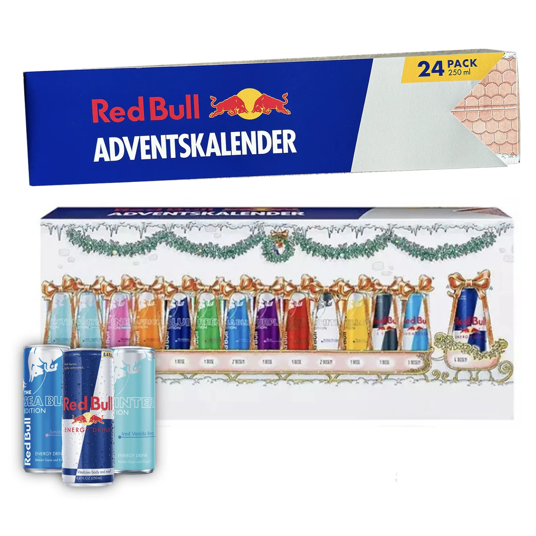 Red Bull adventi kalendárium 2024 - 24x250ml