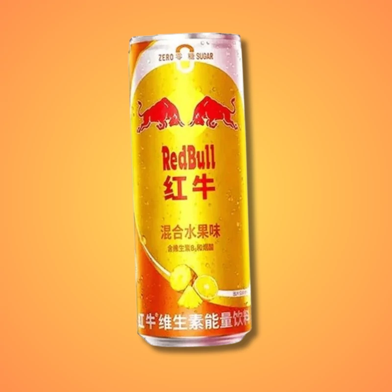 Red Bull Vegyes gyümölcs ízű kínai cukor és szénsavmentes energiaital 250ml