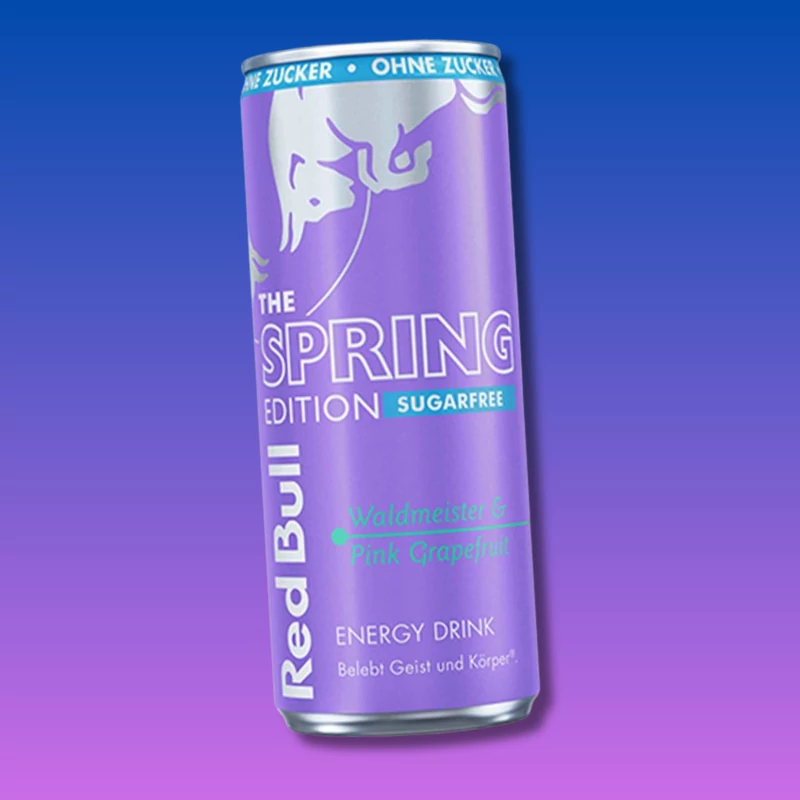 Red Bull The Spring Edition Waldmeister Grapefruit ízű szénsavas cukormentes energiaital taurinnal 250ml
