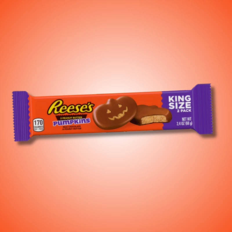 Reeses 2 Pumpkins  limitált kiadású Halloweeni mogyóróvajas tejcsokoládé 68g