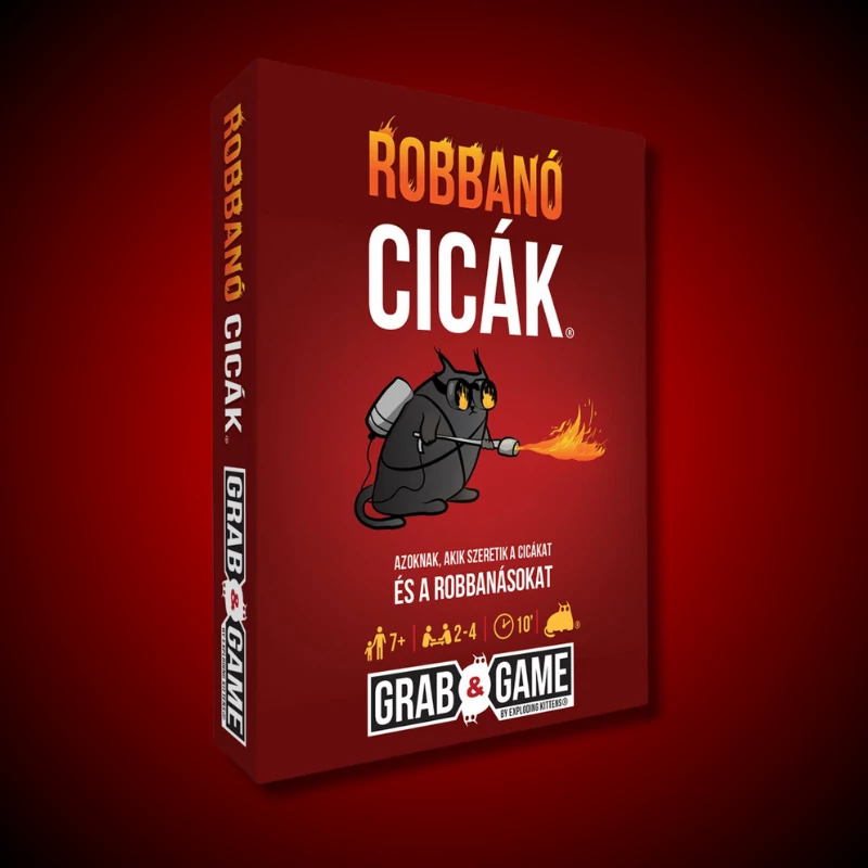 Robbanó cicák - mini társasjáték