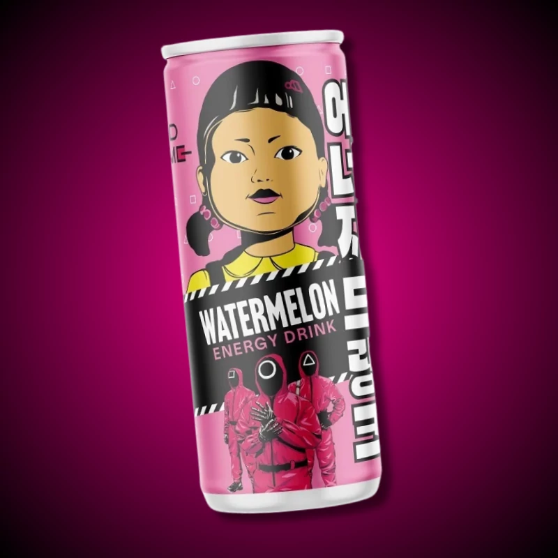 Squid Game görögdinnye ízű energiaital 250ml