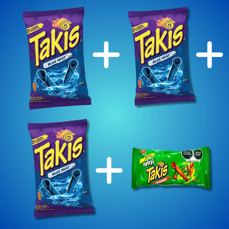 3+1 Takis Blue Heat csomag 310g