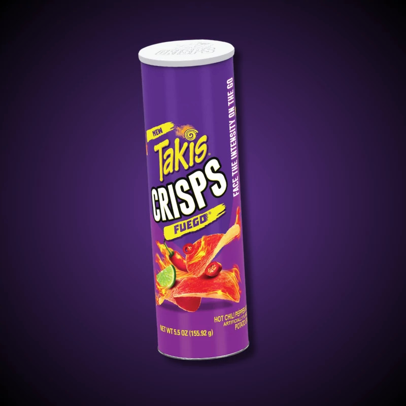 Takis Crips fuego chili-lime ízesítésű tortilla chips 156g