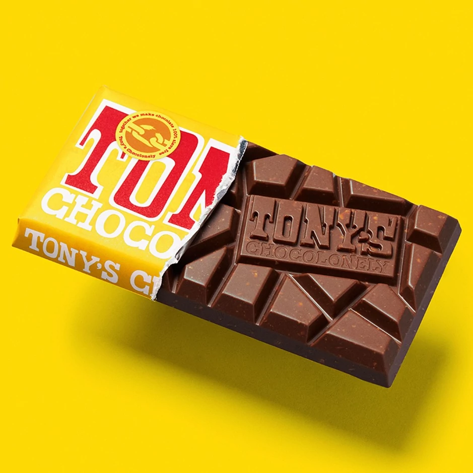 Tonys Chocolonely Nugat Milk Almond Honey Bar mézes mandulás nugétkrémes tejcsokoládé 180g