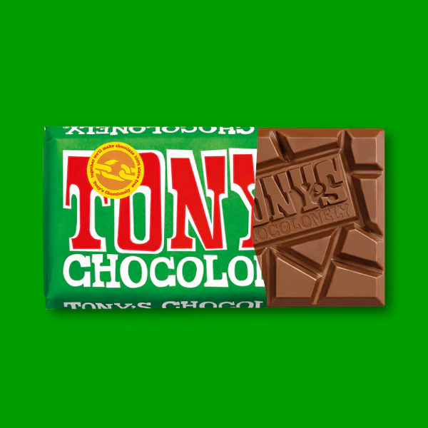 Tonys Chocolonely Hazelnut Milk mogyoróval töltött tejcsokoládé 180g