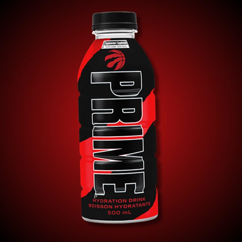 Prime Hydration Toronto Raptors fekete limitált kiadás USA sportital 500ml