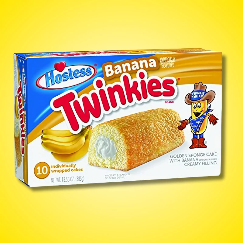 Hostess Twinkies banán krémmel töltött rudacskák (10db) 385g