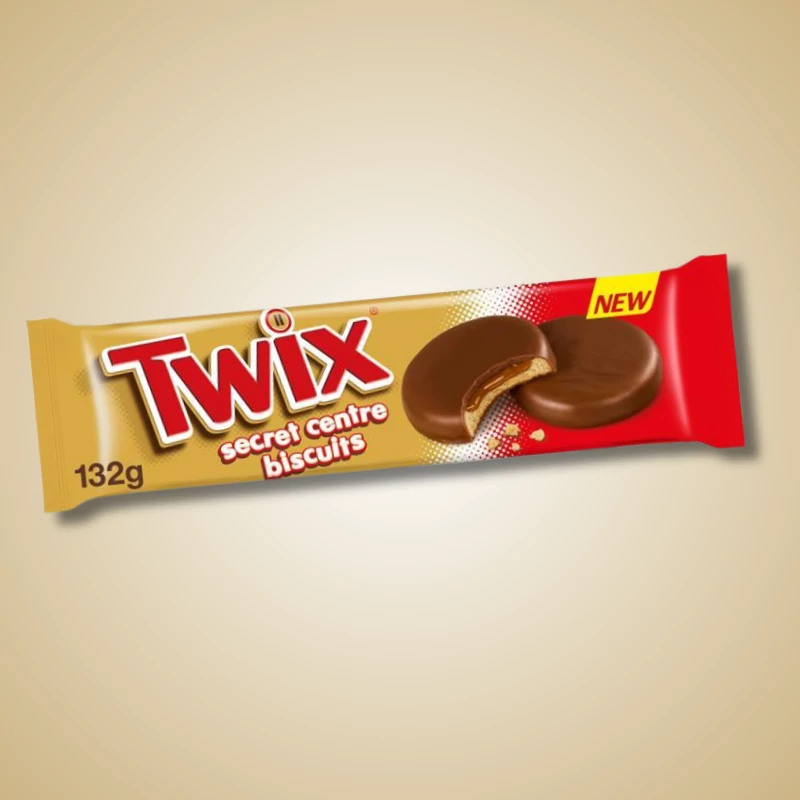 Twix Secret Centre keksz karamellás töltettel és csokoládé bevonattal 132g