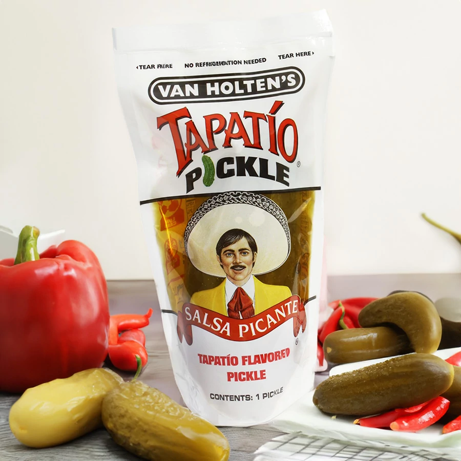 Van Holtens Tapatio Pickle Salsa Picante csípős salsa ízű savanyú uborka 140g