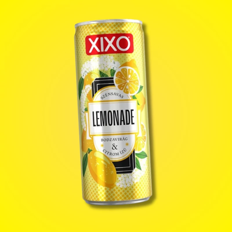 XIXO Ice Tea Bodzavirág-citrom ízű fekete tea 250 ml